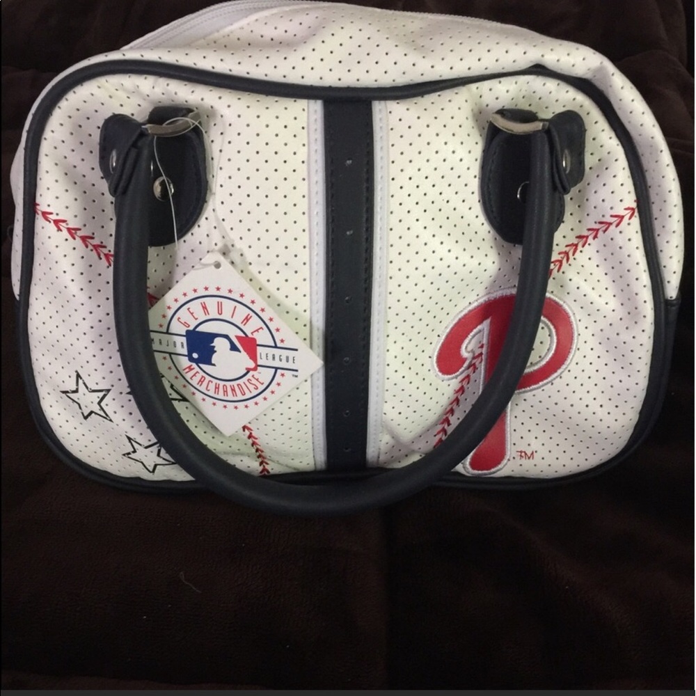 COPY - Authentic Team Phillies Leather Sports Handbag